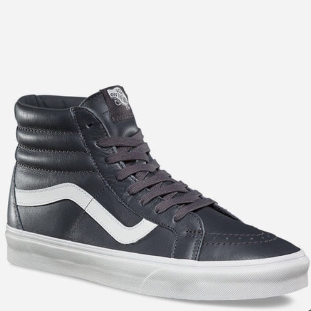 New! VANS SK8-Hi Reissue Leather Asphalt